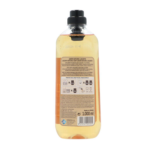 JABON LAGARTO NATURAL LIQUIDO 1L image number