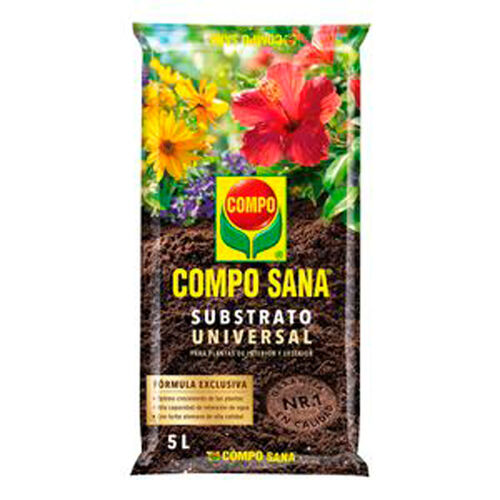 SUBSTRATO UNIVERSAL PARA PLANTAS COMPO 5L image number
