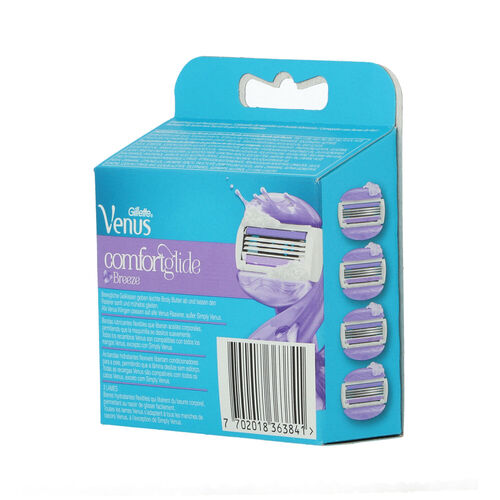 Recambio maquinilla depilacion gillette venus confort pack 4uds image number