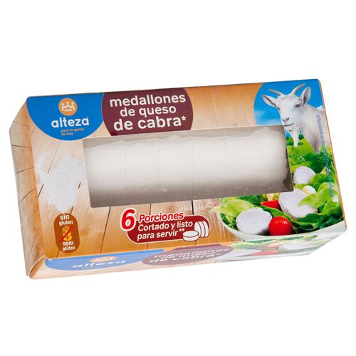 Queso cabra ALTEZA rulo cortado 100g image number