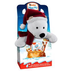 Especialidad recubierta de chocolate maxi mix KINDER 133g