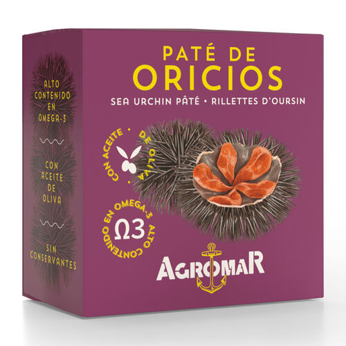 Pat&eacute; AGROMAR oricios lata 100g image number