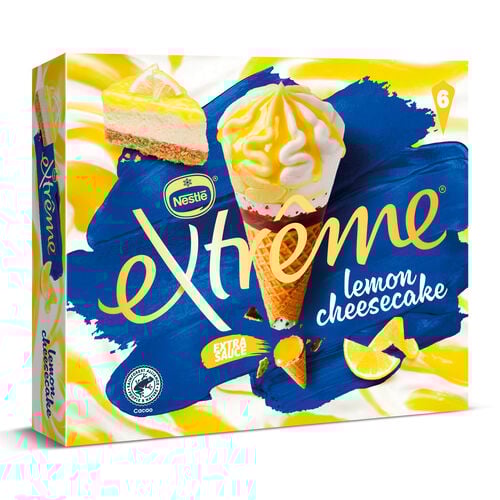Cono extreme Lemon Cheesecake 6x110ml image number