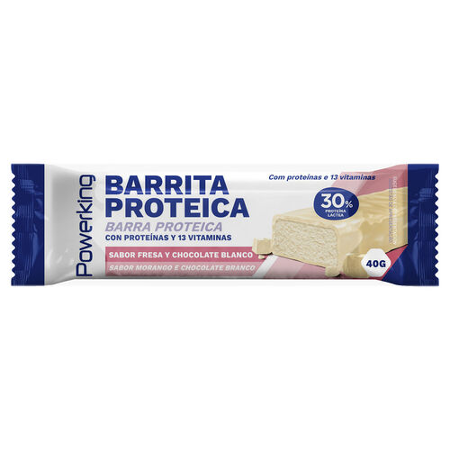 Barrita fresa choco POWERKING 40g image number