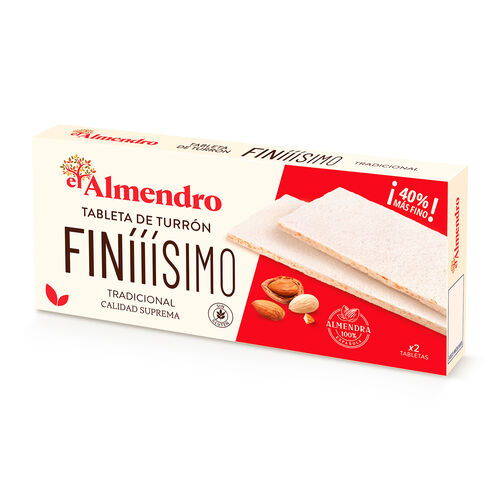 Turrón finisimo EL ALMENDRO 160g image number
