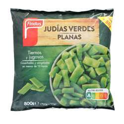Jud&iacute;a verde plana congelada FINDUS 800g