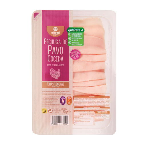 PECHUGA PAVO ALTEZA LONCHA FINA 150g image number
