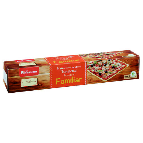 Masa para pizza rectangular familiar RIKISSSIMO 400g image number