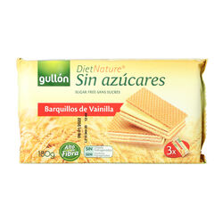 Barquillo de vainilla Zero sin az&uacute;car GULL&Oacute;N 180g