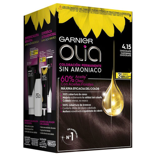 TINTE OLIA SIN AMONIACO N415 CHOCOLATE image number
