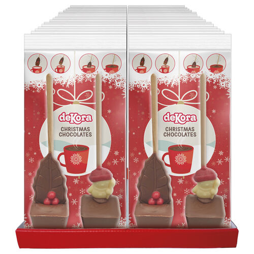 Chocolate para fundir navideño 2x40g image number