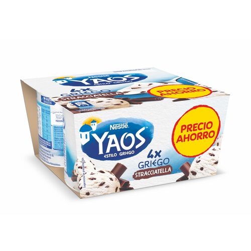YOGUR ESTILO GRIEGO STRACCIATELLA NESTLE YAOS 4X115g image number