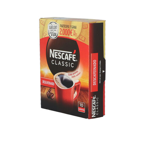 NESCAFE DESCAFEINADO 10 SOBRES 20g image number