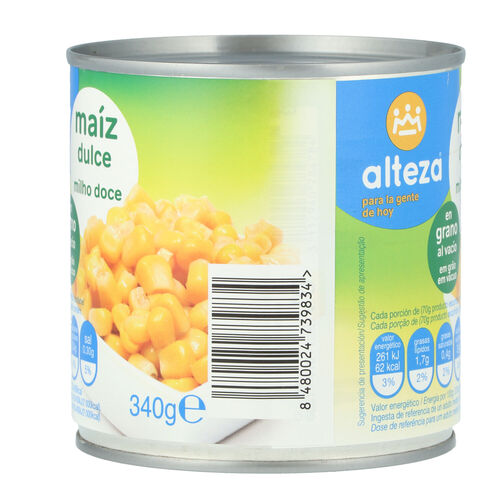 Ma&iacute;z dulce ALTEZA 340g image number