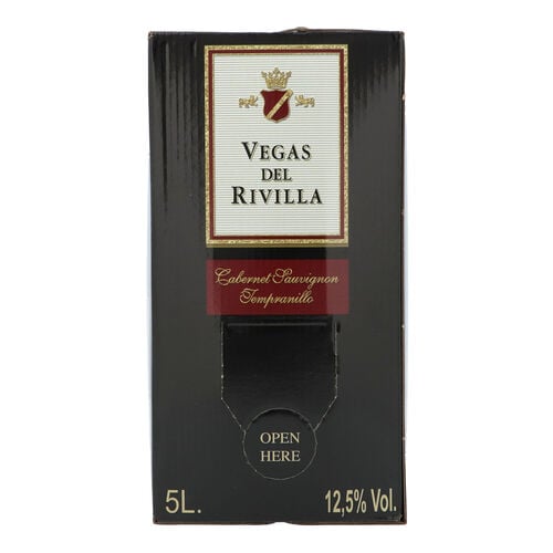 Vino tinto VEGAS RIVILLA bag in box 5L image number