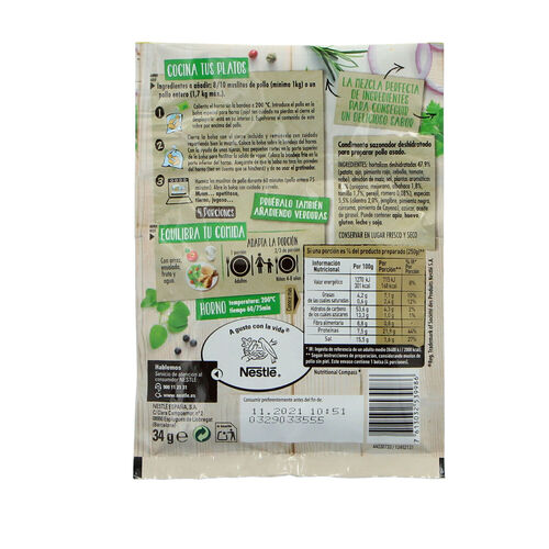SAZONADOR DE HIERBAS PROVENZALES JUGOSO AL HORNO MAGGI 34g image number