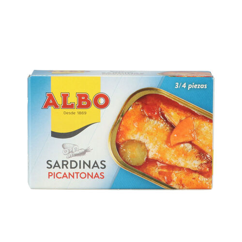 SARDINAS PICANTONAS ALBO 120g image number