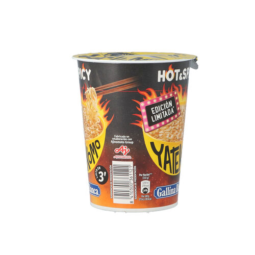 YATEKOMO GALLINA BLANCA HOT SPICY VASO 60g image number