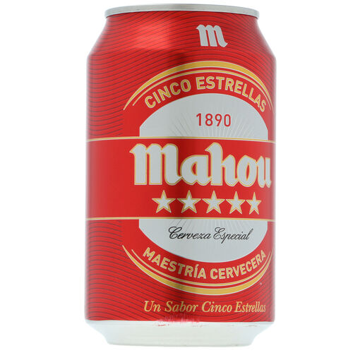 Cerveza MAHOU 5 Estrellas 33cl image number