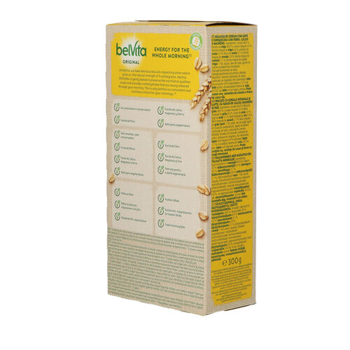 GALLETA CON LECHE Y CEREALES BELVITA 300g image number