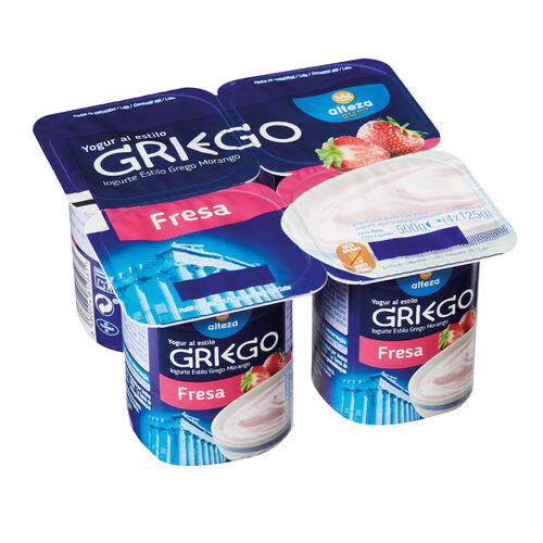 Yogur griego con fresa ALTEZA 4x125g image number