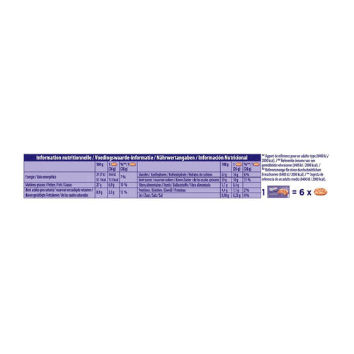 GALLETA MILKA COOKIES SENSATIONS 156g image number