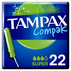 TAMPONES TAMPAX COMPAK SUPER 20uds