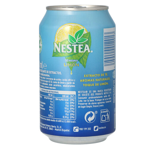 RESFRESCO TÉ NESTEA LIMON LATA 33cl image number