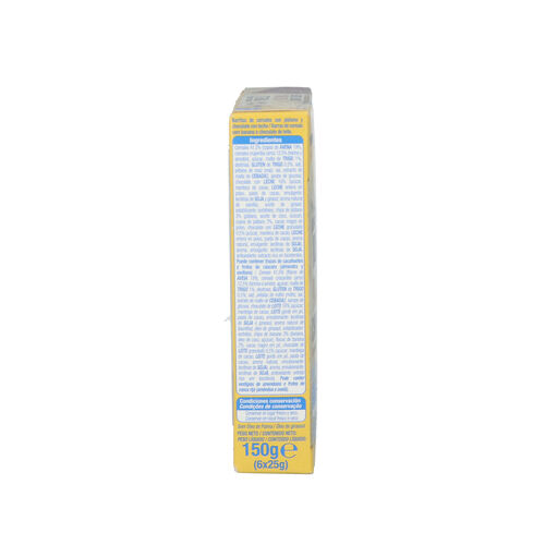 Barrita cereales platano chocolate ALTEZA 150g pack 6 image number