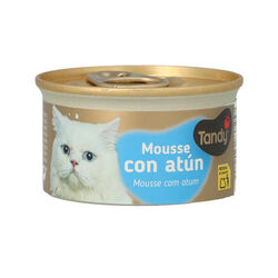 ALIMENTO EN  MOUSSE PARA GATOS CON ATUN TANDY 85g