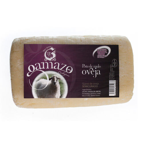 Queso de oveja Pata de Mulo semicurado GAMAZO kg image number