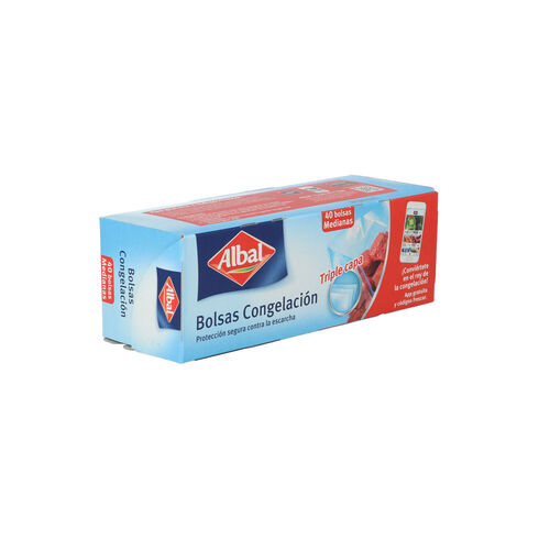 BOLSA PARA CONGELACION ALBAL 8L 40uds image number