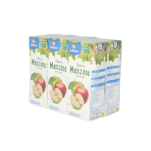 ZUMO DE MANZANA 100% ALTEZA 6X200ml image number