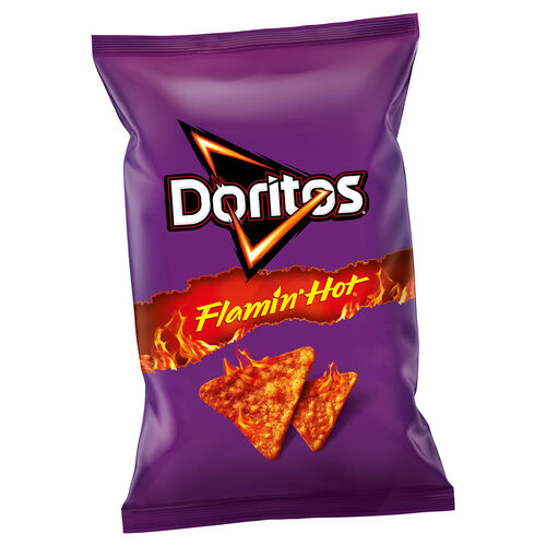 SNACK DE MAIZ PICANTE DORITOS FLAMING HOT 75g image number