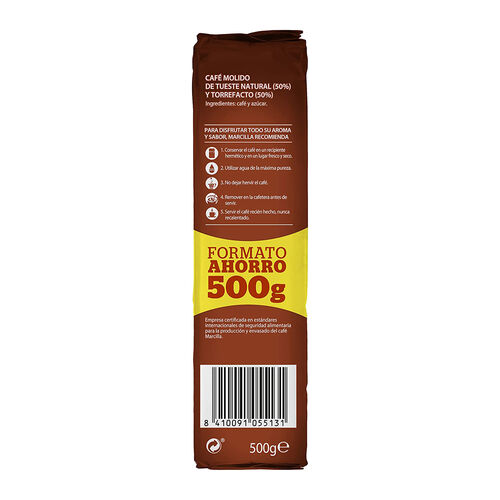 Caf&eacute; molido mezcla MARCILLA 500g image number