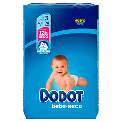 PAÑAL ETAPAS AZUL T.3 DODOT 62 ud.