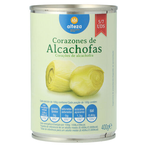 Alcachofas ALTEZA 5/7 400g image number
