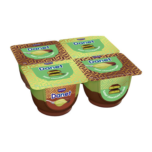 Natillas sabor chocolate Dubai DANET 4x125g image number