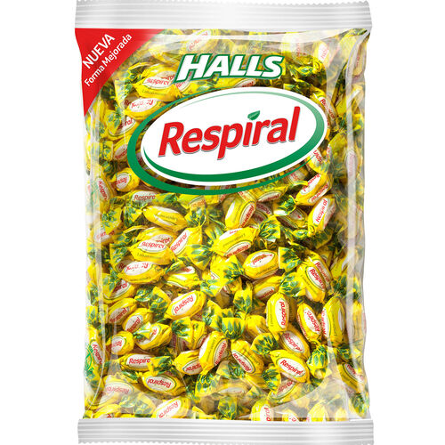 Caramelos RESPIRAL lim&oacute;n y menta HALLS 1kg image number