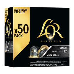 Caf&eacute; Espresso Onyx LOR 50 c&aacute;psulas
