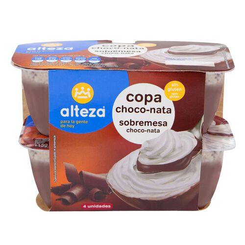 Copa de chocolate y nata ALTEZA 4x115g image number