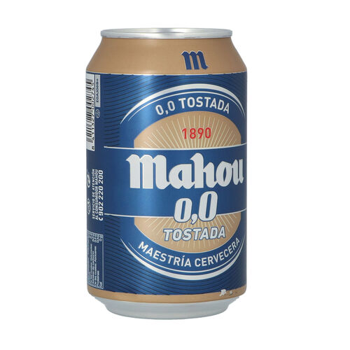 CERVEZA TOSTADA 0,0% MAHOU 33cl image number