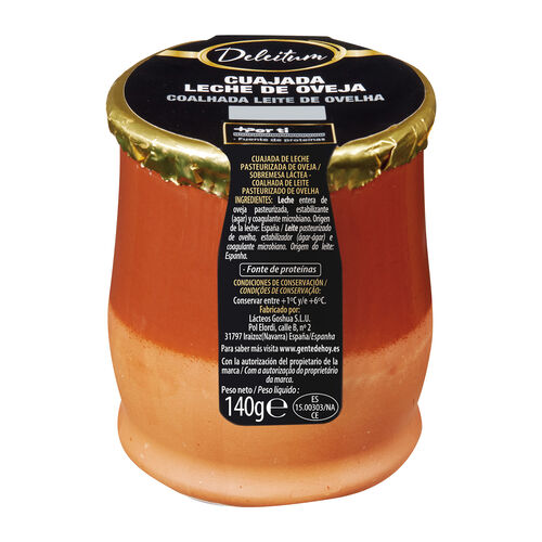 Cuajada de leche de oveja DELEITUM 140g image number