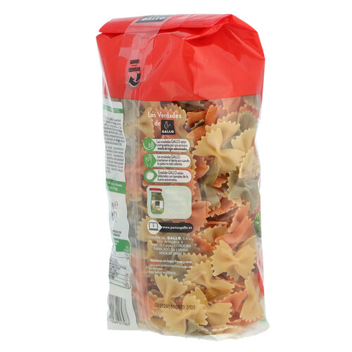 PASTA PAJARITAS VEGETALES GALLO 450g image number