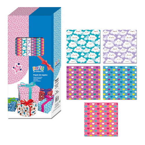PAPEL REGALO INFANTIL ROLLO 2 METROS image number
