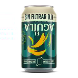 Cerveza 0,0 aguila sin filtrar 33cl