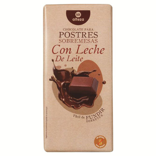 Chocolate con leche para postres ALTEZA 200g image number
