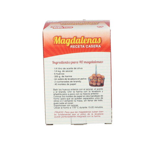 CAPSULAS PARA MAGDALENAS 120uds image number