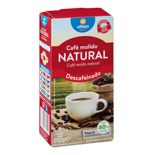 Caf&eacute; ALTEZA descafeinado Natural 250g image number