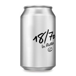 Cerveza La Rubia 18/70 33cl